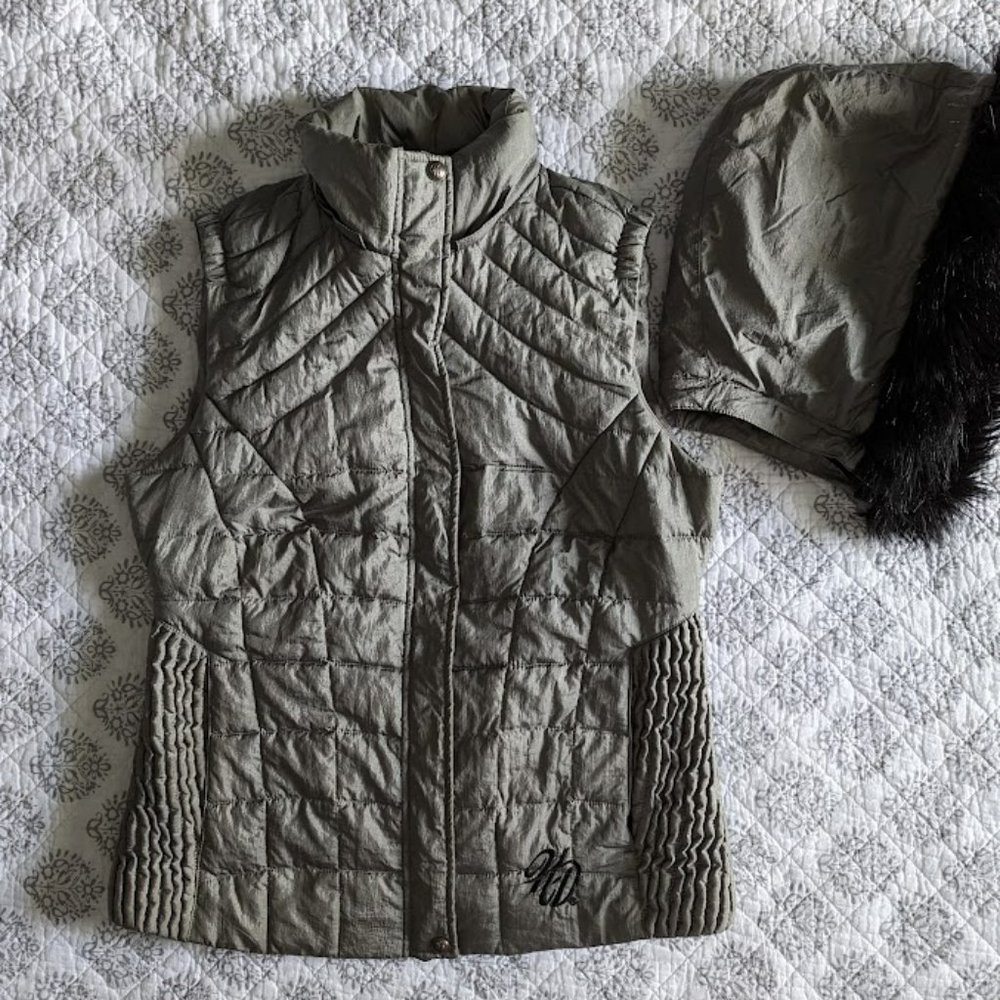Harley Davidson Women's Puffer Vest with hood